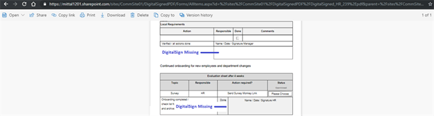 How To Enable Digital Signature In Digital Signed PDF Using Column Formatting